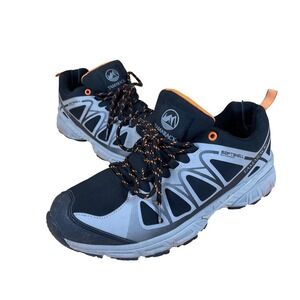Tamarack Men's Softshell Waterproof Hiking Shoes Black Orange Size 8.5 Rugged